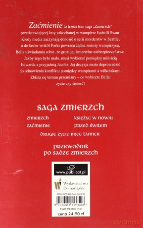 Zaćmienie - Stephenie Meyer [KSIĄŻKA]