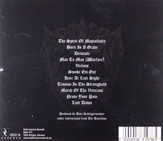 The Batallion: Stronghold Of Men [CD]