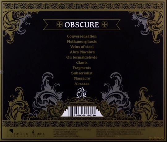 Obscure: On Formaldehyde [CD]