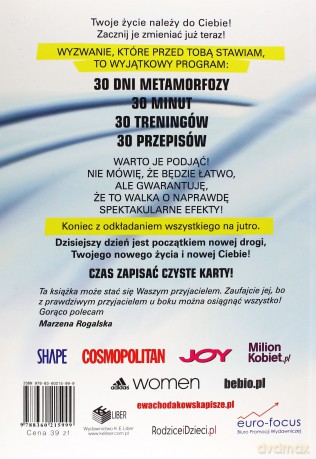 Zmień swoje życie z Ewą Chodakowską - Chodakowska Ewa, Kavoukis Lefteris [KSIĄŻKA]
