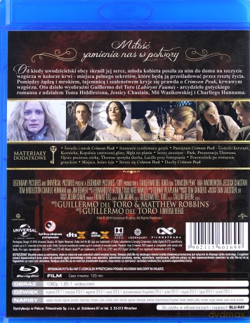 Crimson Peak Wzgórze Krwi [Blu-Ray]