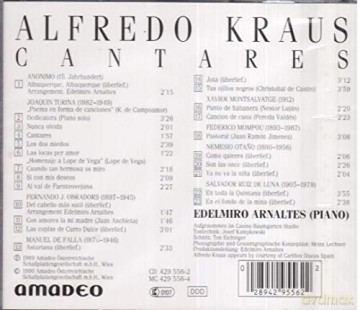 Kraus/Arnaltes: Div.:Cantares [CD]