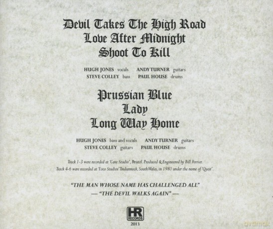 Traitors Gate: Devil Takes The High Road [CD]