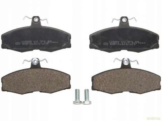 Zestaw klocków hamulcowych, hamulce tarczowe Breck 20861 00 702 00 Audi Skoda VW Seat Ford