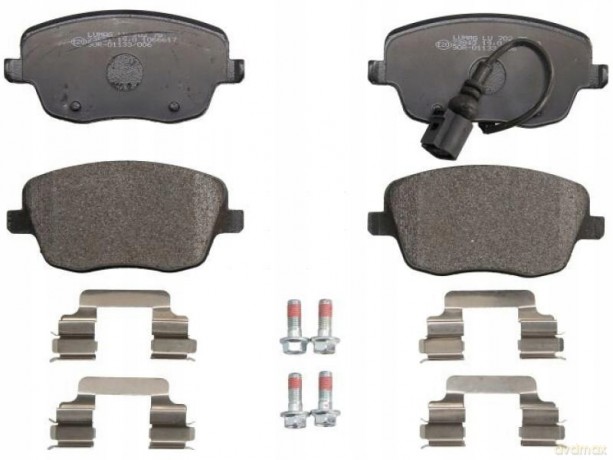 Zestaw klocków hamulcowych, hamulce tarczowe Breck 23581 00 702 10 Audi Skoda VW Seat