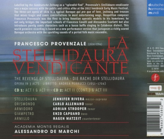 Alessandro De Marchi: Provenzale: La Stellidaura Vendicante [2CD]