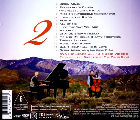 The Piano Guys: The Piano Guys 2 [CD]+[DVD]