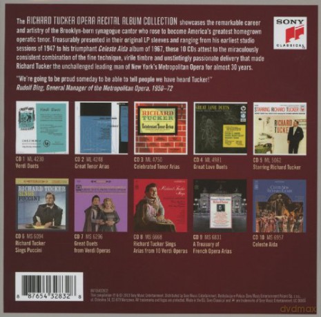Richard Tucker: Richard Tucker: The Opera Recital Album Collection [10CD]