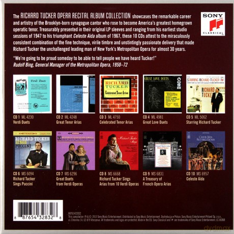 Richard Tucker: Richard Tucker: The Opera Recital Album Collection [10CD]