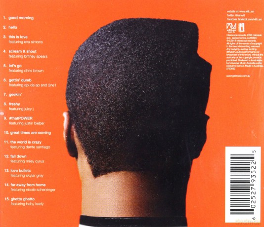 Will.I.Am: #WILLPOWER [CD]