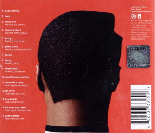Will.I.Am: #WILLPOWER (PL) [CD]