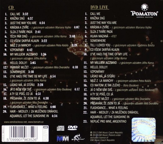 Helena Vondrackova: Helena On Broadway (digipack) [CD]+[DVD]