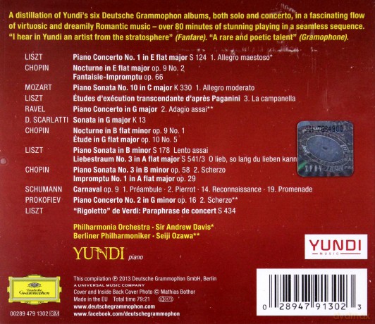 Li Youndi: The Art Of Yundi Li [CD]