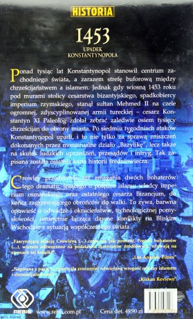 1453 Upadek Konstantynopola (twarda) - Roger Crowley [KSIĄŻKA]