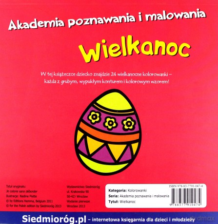 Akademia Poznawania I Malowania Wielkanoc [KSIĄŻKA]