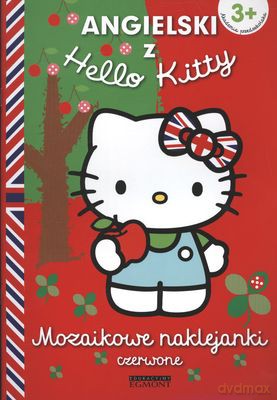 Angielski Z Hello Kitty Mozaikowe Naklejanki Czerwone [KSIĄŻKA]