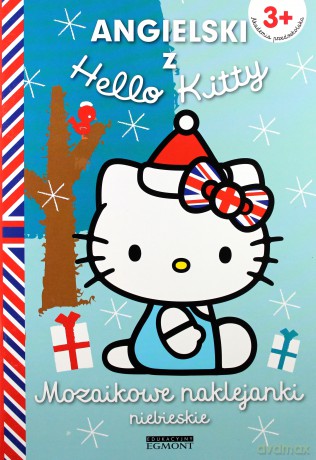 Angielski Z Hello Kitty Mozaikowe Naklejanki Niebieskie [KSIĄŻKA]