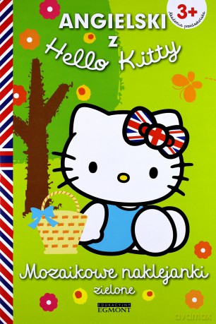 Angielski Z Hello Kitty Mozaikowe Naklejanki Zielone [KSIĄŻKA]