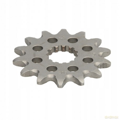 Zębatka przednia stal łańcuch 520 ilość zębów 14 KAWASAKI EN, ER, ER-6F, ER-6N, EX, KLE, KLR, KLX, KX, W, Z; SUZUKI GS, RGV, SFV, SV; YAMAHA DT, FZ, M JT JTF565,14SC (samooczyszczająca)