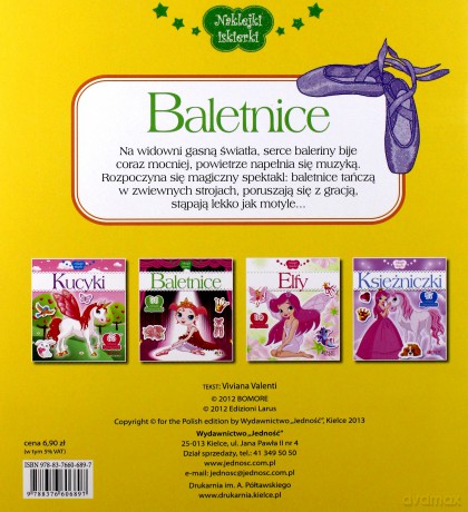 Baletnice Naklejki Iskierki - Viviana Valenti [KSIĄŻKA]