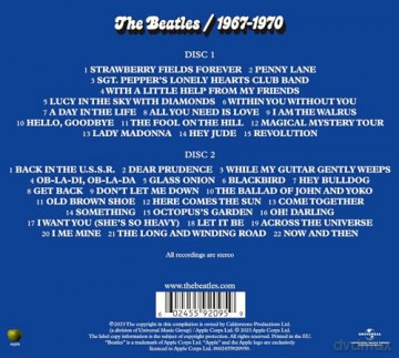 The Beatles: 1967 - 1970 (Blue Album) [2CD]