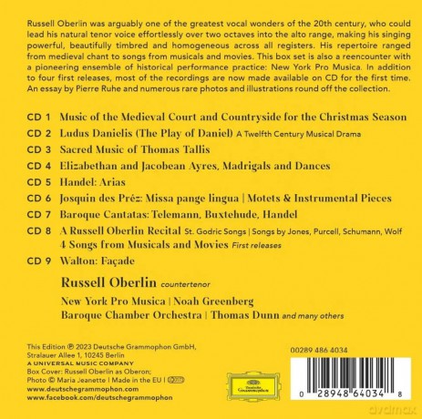 Russel Oberlin: The Complete Recordings On American Decca [9CD]