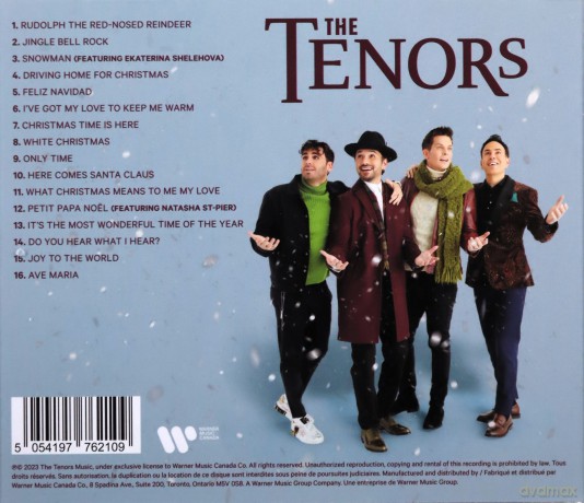 The Tenors: Christmas With The Tenors [CD]