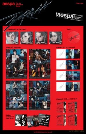 Aespa: Drama - The 4th Mini Album (Random 4 Member) [CD]