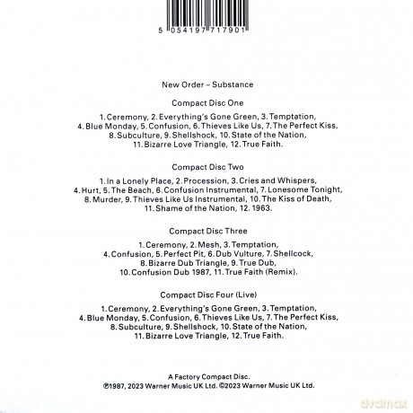 New Order: Substance [4CD]