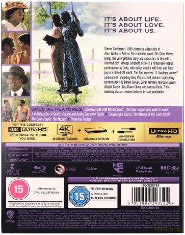 The Color Purple (Kolor purpury) [Blu-Ray 4K]+[Blu-Ray]