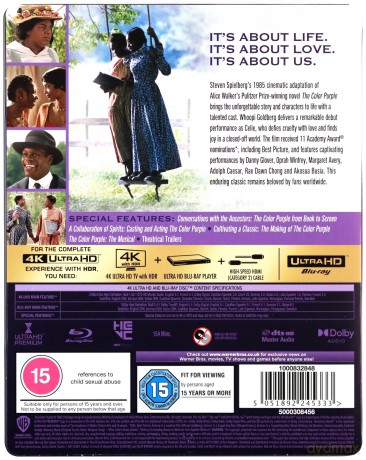 The Colour Purple (steelbook) (Kolor purpury) [Blu-Ray 4K]+[Blu-Ray]