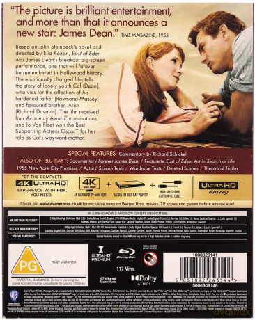 East Of Eden (Na wschód od Edenu) [Blu-Ray 4K]+[Blu-Ray]