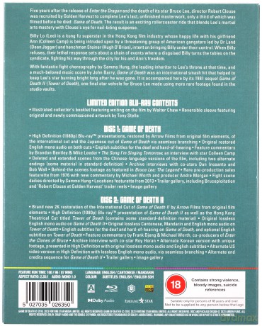 Game Of Death (Limited Edition) (Gra śmierci) [2xBlu-Ray]
