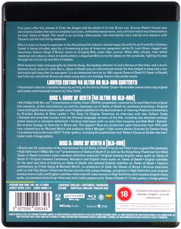 Game Of Death (Limited Edition) (Gra śmierci) [Blu-Ray 4K]+[Blu-Ray]