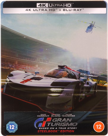 Gran Turismo: Based On A True Story (steelbook) (Blue) [Blu-Ray 4K]