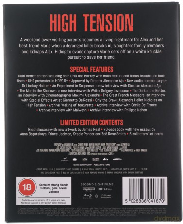 High Tension (Limited Edition) (Blady strach) [Blu-Ray 4K]+[Blu-Ray]