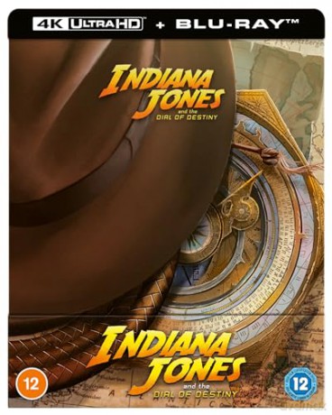 Indiana Jones & The Dial Of Destiny (steelbook) (Indiana Jones i artefakt przeznaczenia) [Blu-Ray 4K]+[Blu-Ray]