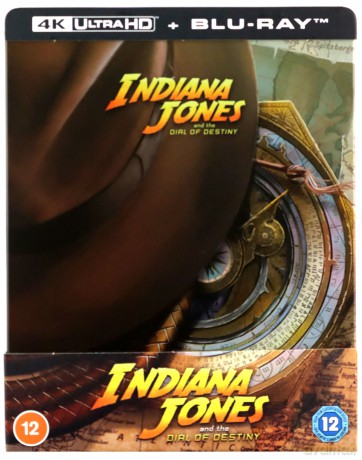 Indiana Jones & The Dial Of Destiny (steelbook) (Indiana Jones i artefakt przeznaczenia) [Blu-Ray 4K]+[Blu-Ray]