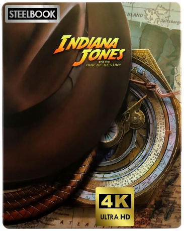 Indiana Jones & The Dial Of Destiny (steelbook) (Indiana Jones i artefakt przeznaczenia) [Blu-Ray 4K]+[Blu-Ray]