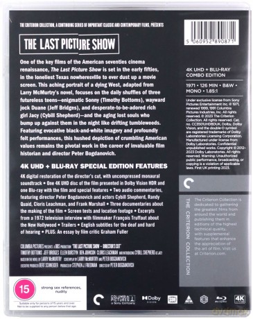 The Last Picture Show (Ostatni seans filmowy) [Blu-Ray 4K]+[Blu-Ray]