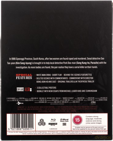 Memories Of Murder - 20th Anniversary (Zagadka zbrodni) [Blu-Ray 4K]+[Blu-Ray]