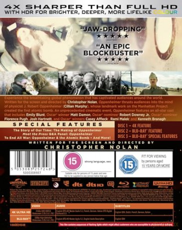 Oppenheimer [Blu-Ray 4K]+[Blu-Ray]