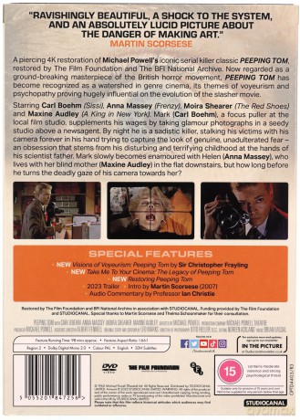 Peeping Tom (Podglądacz) [DVD]
