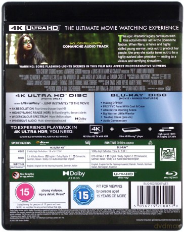 Prey [Blu-Ray 4K]+[Blu-Ray]