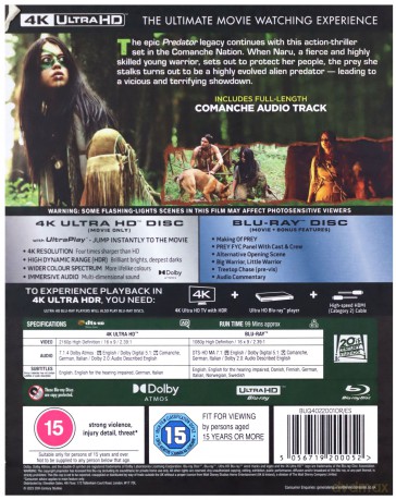 Prey [Blu-Ray 4K]+[Blu-Ray]