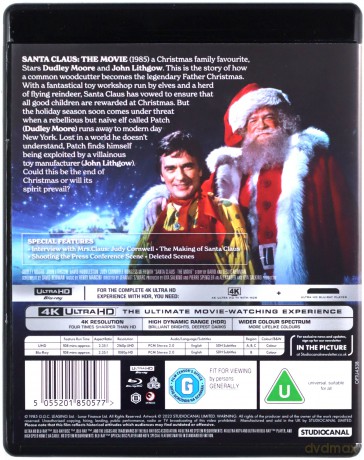 Santa Claus: The Movie (Święty Mikołaj) [Blu-Ray 4K]+[Blu-Ray]