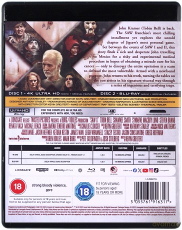 Saw X [Blu-Ray 4K]+[Blu-Ray]