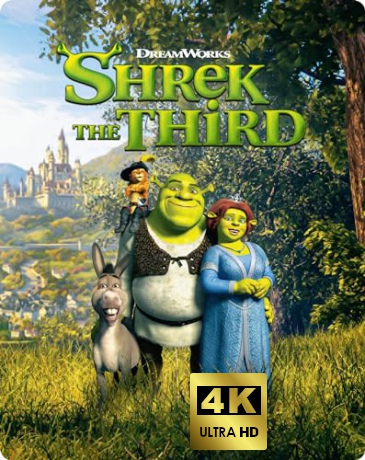 Shrek The Third (steelbook) (Shrek Trzeci) [Blu-Ray 4K]+[Blu-Ray]