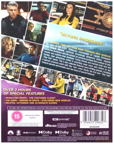 Star Trek: Strange New Worlds - Season 2 [3xBlu-Ray 4K]