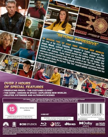 Star Trek: Strange New Worlds - Season 2 (Steelbook) [4xBlu-Ray]